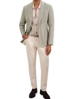 STACK SB 2B NOTCH TEXTURED BLAZER