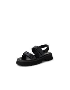Start Patent Strap Platform Sandals