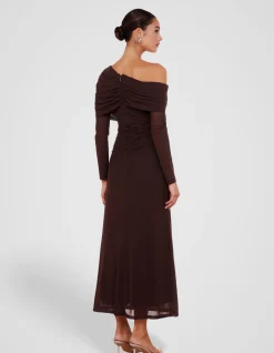 STELLA OFF SHOULDER MAXI DRESS