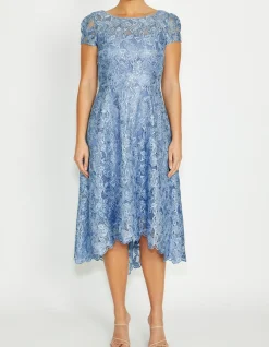STELLAR SKY BLUE A-LINE DRESS