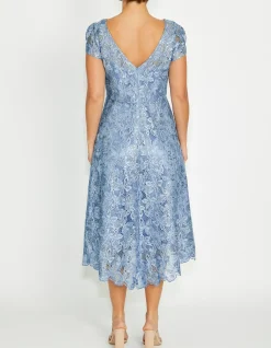 STELLAR SKY BLUE A-LINE DRESS
