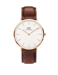 St Mawes 40mm Rose Gold White Dial Watch