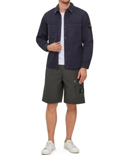 Stone Island Regular Fit Cotton Overshirt