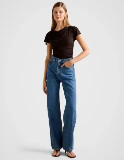 STORMI SPLICED SHOULDER TOP