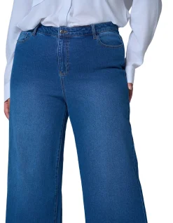 Storm Mid Wash Wide Leg Denim Jean