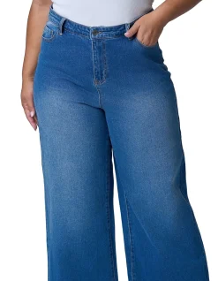 Storm Mid Wash Wide Leg Denim Jean