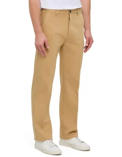 STRAIGHT CHINO TROUSERS