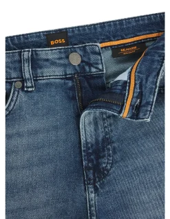 Straight Fit Jeans Dark Blue