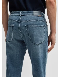 Straight Fit Jeans Dark Blue