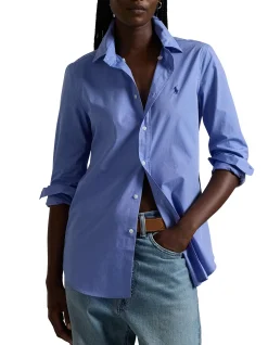 STRETCH SLIM FIT COTTON SHIRT