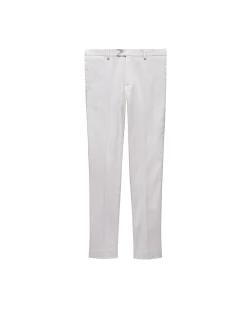 STRETCH LINEN COTTON PANTS