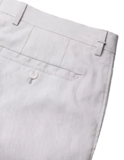 STRETCH LINEN COTTON PANTS