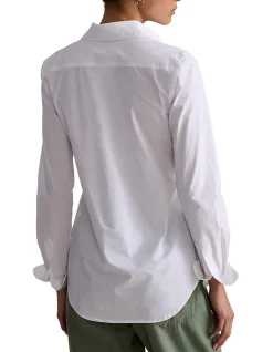 STRETCH SLIM FIT COTTON SHIRT