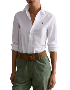 STRETCH SLIM FIT COTTON SHIRT