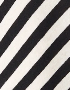 Stripe Asymmetric Tank Dress