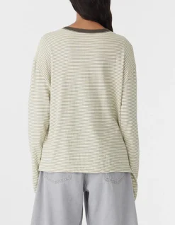 Stripe Boyfriend Htg long sleeve t-shirt
