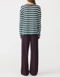 Stripe Boyfriend long sleeve T-Shirt
