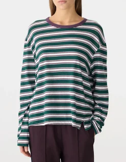 Stripe Boyfriend long sleeve T-Shirt