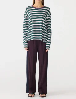 Stripe Boyfriend long sleeve T-Shirt