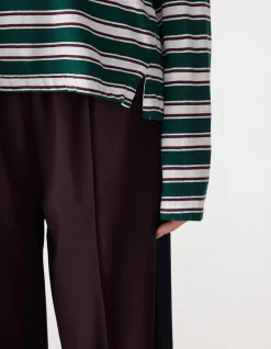 Stripe Boyfriend long sleeve T-Shirt