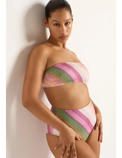 Striped Bandeau Bra