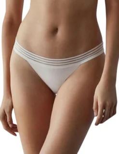 Stripe Elastic & Papertouch Cheeky Pant Brief