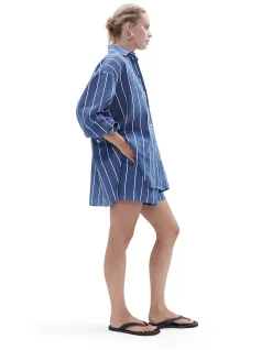 STRIPE PULL ON SHORT