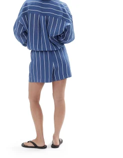 STRIPE PULL ON SHORT