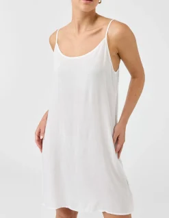 Studio Lightweight Rayon Knee Slip Dress