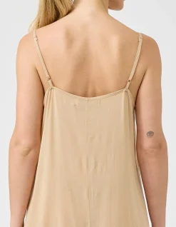 Studio Lightweight Rayon Knee Slip Dress