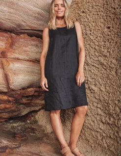 Studio Sleeveless Linen Mini Dress
