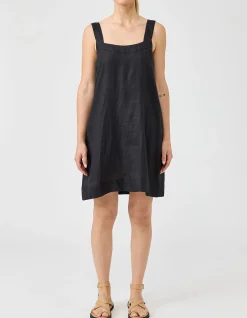 Studio Linen Square Neck Tank Dress