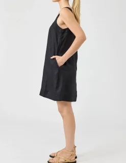 Studio Linen Square Neck Tank Dress