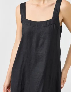 Studio Linen Square Neck Tank Dress