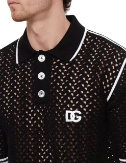 Stylish Crochet Polo Shirt