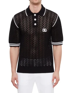 Stylish Crochet Polo Shirt