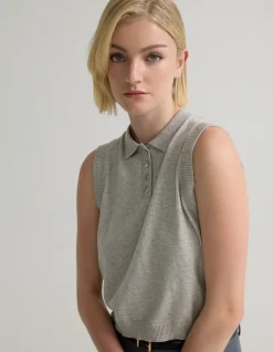 Suki Cashmere Blend Polo