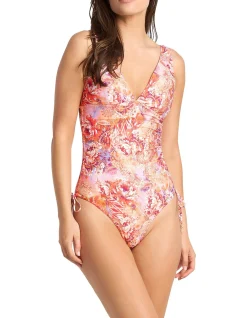 Sundance Vee Tie Side One Piece Swimsuit