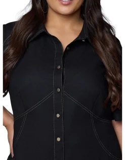 SUNDAY IN THE CITY-NO SAINTS MAXI SHIRT DRESS