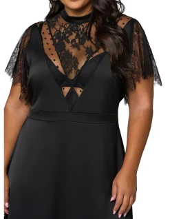 SUNDAY IN THE CITY-MAYHEM SATIN MAXI DRESS
