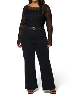 SUNDAY IN THE CITY-URBAN CHAOS LACE TOP