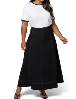 SUNDAY IN THE CITY-URBAN MIRAGE MAXI SKIRT