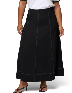 SUNDAY IN THE CITY-URBAN MIRAGE MAXI SKIRT