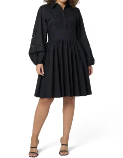 SUNDAY IN THE CITY - VIVIAN BRODERIE MINI DRESS