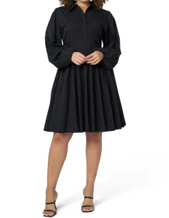 SUNDAY IN THE CITY - VIVIAN BRODERIE MINI DRESS