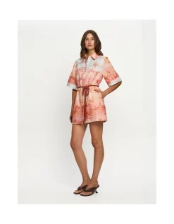 Sunset Shirt Mini Dress