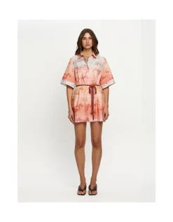 Sunset Shirt Mini Dress