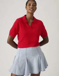 Super Soft Polo Sweater