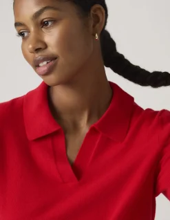 Super Soft Polo Sweater