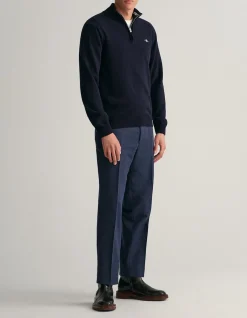 Superfine Lambswool Half-Zip Sweater